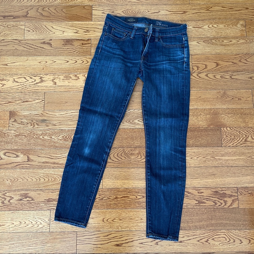 J. Crew Toothpick Jeans Sz. 26 Ankle